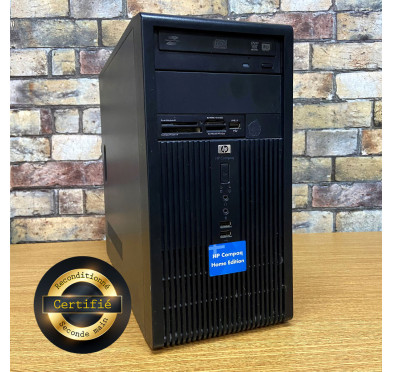 Pc de bureau Reconditionné HP Compaq dx2300, Pentium E2160, 2Go, 240 Go SSD, Black