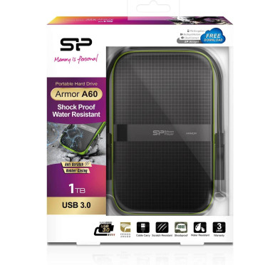 Disque dur externe Silicon Power Shock-proof Armor A60 1To