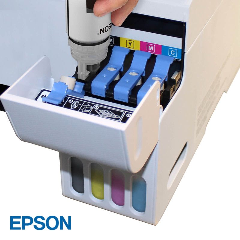 Imprimante EPSON EcoTank L3156 à Réservoir d'encre WIFI, Couleur, Multifonction 3en1, A4