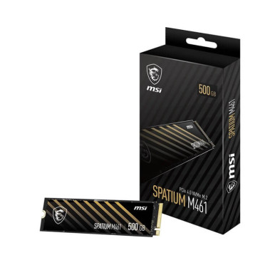 Disque Dur SSD MSI SPATIUM M461 PCIE 4.0 NVME M.2 - 500Go