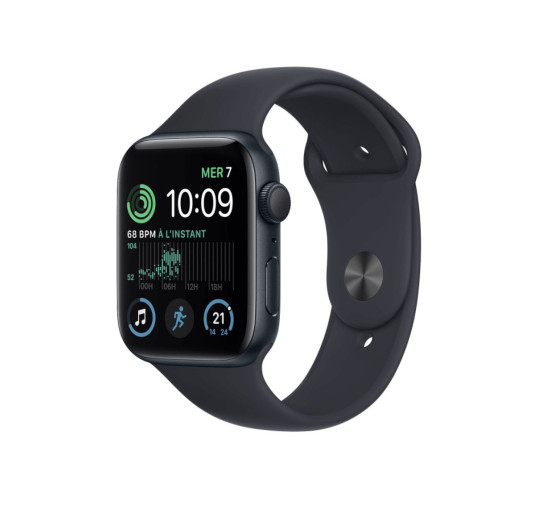 Montre connectée Apple Watch SE GPS 44mm - Aluminium Midnight