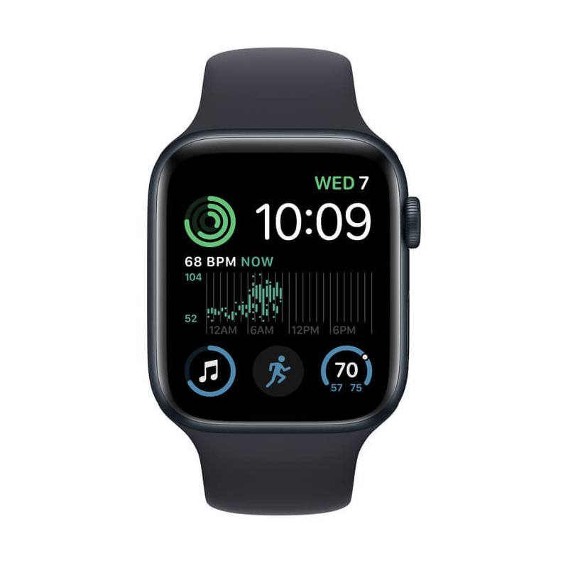 Montre connectée Apple Watch SE GPS 44mm - Aluminium Midnight