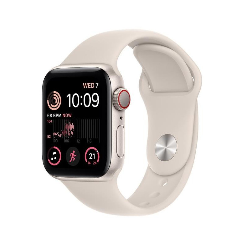 Montre connectée Apple Watch SE GPS 44mm - Aluminium Starlight