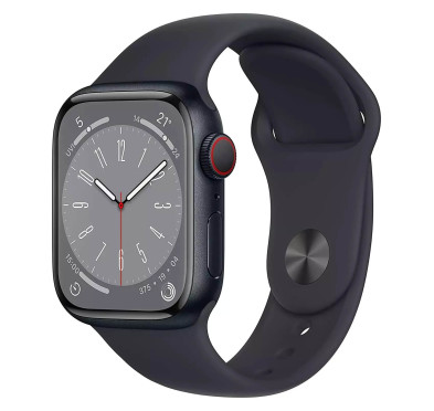 Montre connectée Apple Watch Série 8 GPS 45mm - Aluminium - Midnight Sport Band