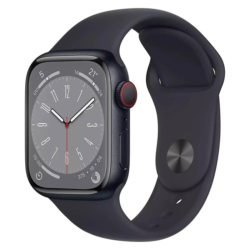Montre connectée Apple Watch Série 8 GPS 45mm - Aluminium - Midnight Sport Band