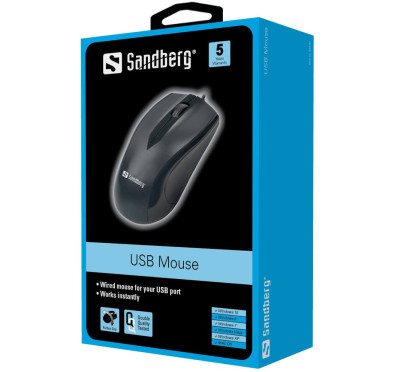 SOURIS USB SANDBERG - Noir