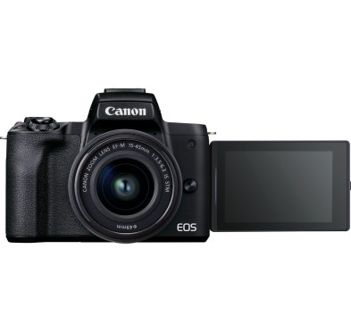 Kit vlogueur : Appareils photo hybride Canon EOS M50 Mark II , objectif EF-M 15-45mm IS STM