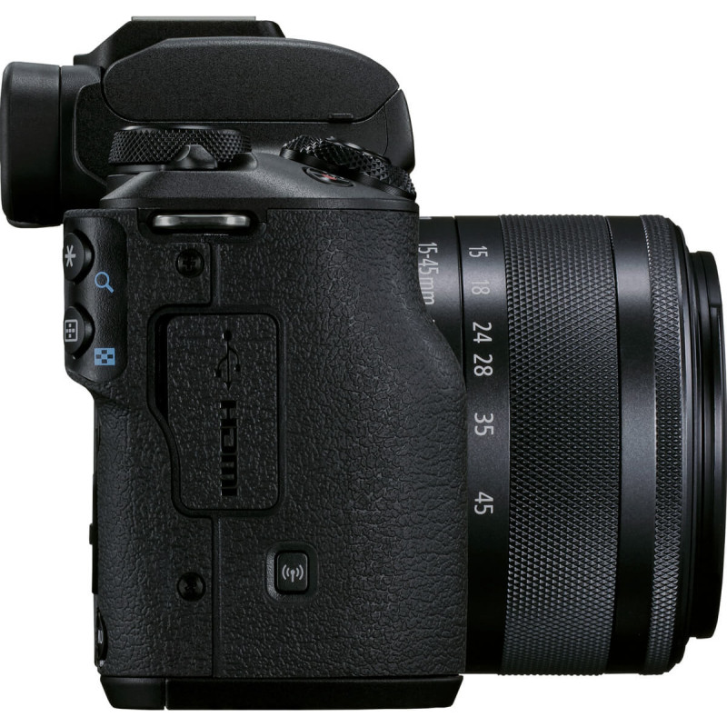 Appareils photo hybride Canon EOS M50 Mark II : Kit vlogueur , objectif EF-M 15-45mm IS STM