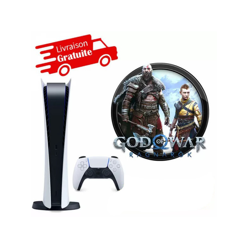 Console SONY PS5  DIGITAL God of War™ Ragnarök Bundle