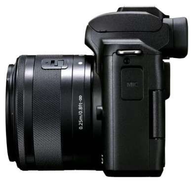Appareils photo hybride Canon EOS M50 Mark II Noir , objectif EF-M 15-45mm