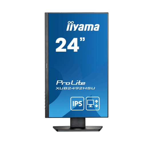 Ecran iiyama ProLite 24" Pivotant, IPS LED, 4ms, 75Hz