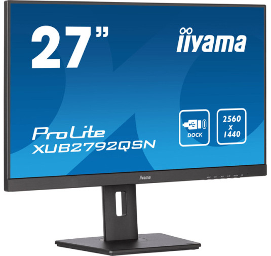 Ecran PC iiyama ProLite 27" IPS LED, WQHD, 4ms, 75Hz