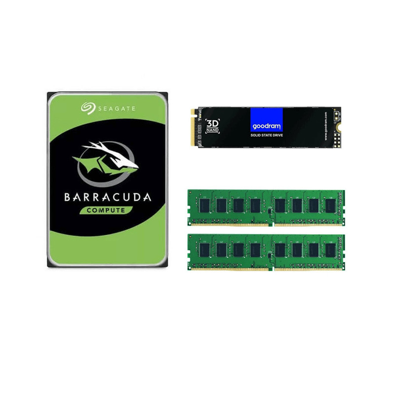 kit upgrade pc  Ram ddr4 16G + Seagate 1To + ssd NVMe 256G