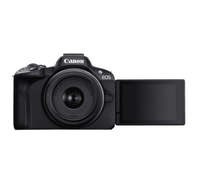 Appareils photo hybride Canon EOS R50 Noir + objectif RF-S 18-45 mm