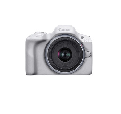 Appareils photo hybride Canon EOS R50 Blanc + objectif RF-S 18-45 mm
