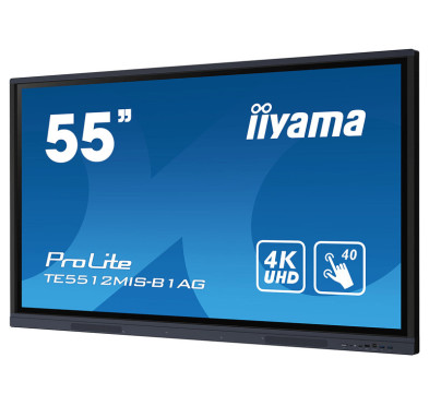 Ecran Interactif IIYAMA ProLite, UHD 4K Tactile 55" avec profils utilisateur