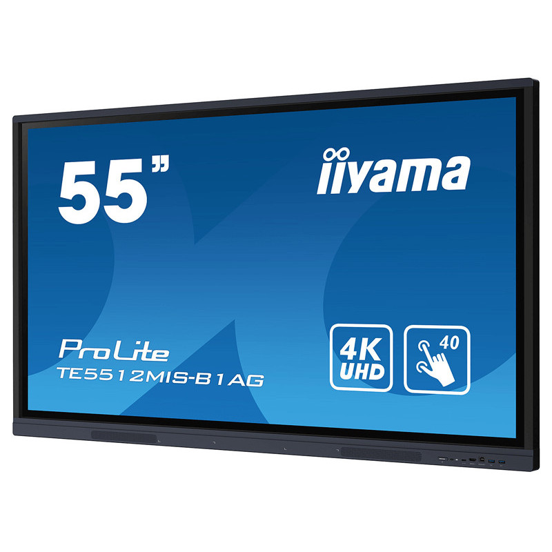 Ecran Interactif IIYAMA ProLite, UHD 4K Tactile 55" avec profils utilisateur