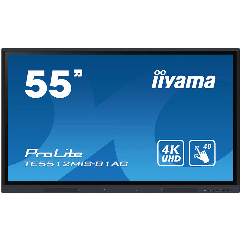 Ecran Interactif IIYAMA ProLite, UHD 4K Tactile 55" avec profils utilisateur