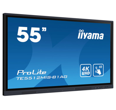 Ecran Interactif IIYAMA ProLite, UHD 4K Tactile 55" avec profils utilisateur