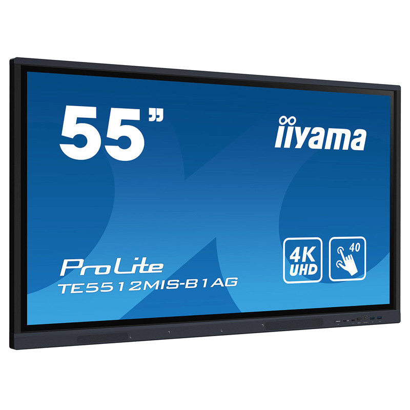 Ecran Interactif IIYAMA ProLite, UHD 4K Tactile 55" avec profils utilisateur