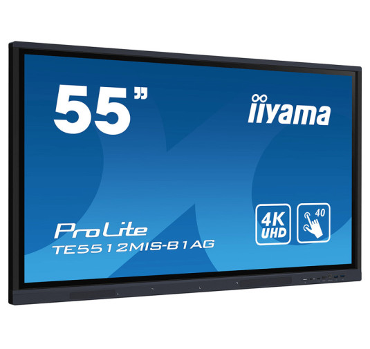 Ecran Interactif IIYAMA ProLite, UHD 4K Tactile 55" avec profils utilisateur