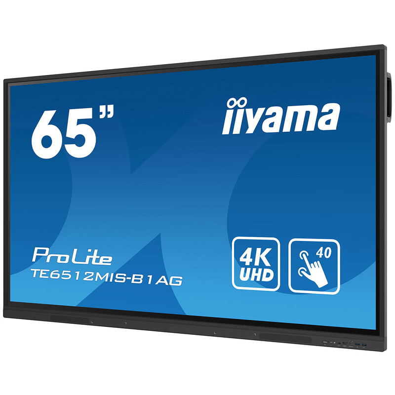 Ecran Interactif Tactile IIYAMA ProLite, UHD 4K 65" avec profils utilisateur