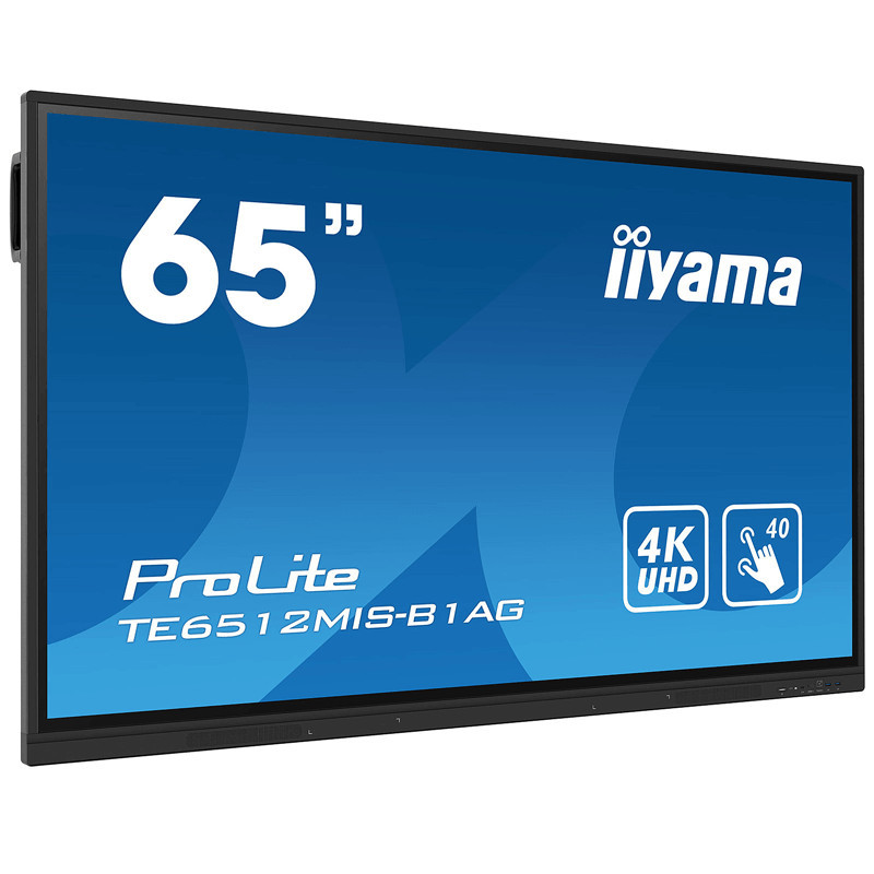 Ecran Interactif Tactile IIYAMA ProLite, UHD 4K 65" avec profils utilisateur