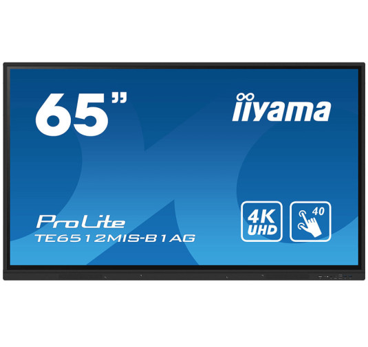 Ecran Interactif Tactile IIYAMA ProLite, UHD 4K 65" avec profils utilisateur