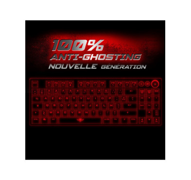 Clavier Gamer Mécanique TKL Sans Fil SOG XK1300, 100% Anti-ghosting, RGB