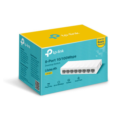 Switch réseau de bureau TP-Link 8 ports 10/100 Mbps