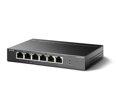 Switch PoE TP-Link TL-SF1006P, 6 ports 10/100 Mbps avec 4 ports PoE+
