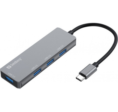 HUB économiseur SANDBERG USB-C (4en1)