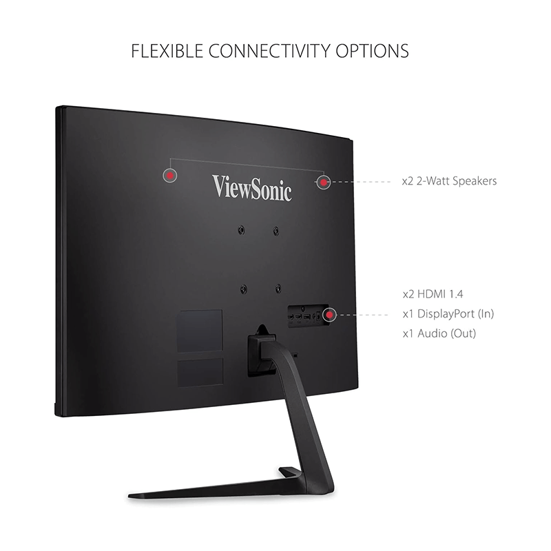 Ecran Gamer Incurvé ViewSonic VX3218-PC-MHD - 32" FHD - 1ms - 165Hz