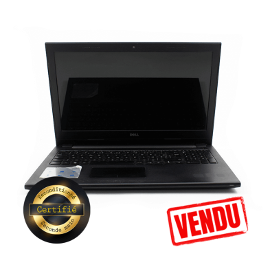 Pc Portable Occasion Reconditionné DELL INSPIRON 3543, I5-5ème, 8Go, 15.6"HD