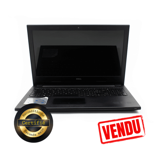 Pc Portable Occasion Reconditionné DELL INSPIRON 3543, I5-5ème, 8Go, 15.6"HD