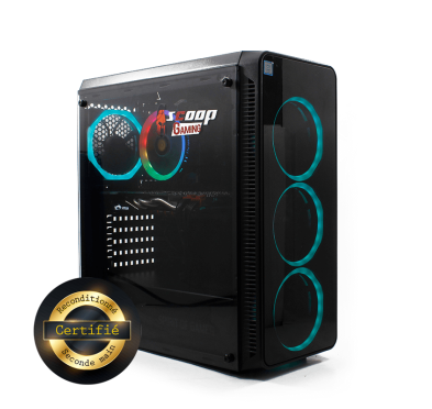 PC De Bureau Occasion Alpha Spirit, I3-9ème,8Go, GTX980, 240Go SSD + 1To