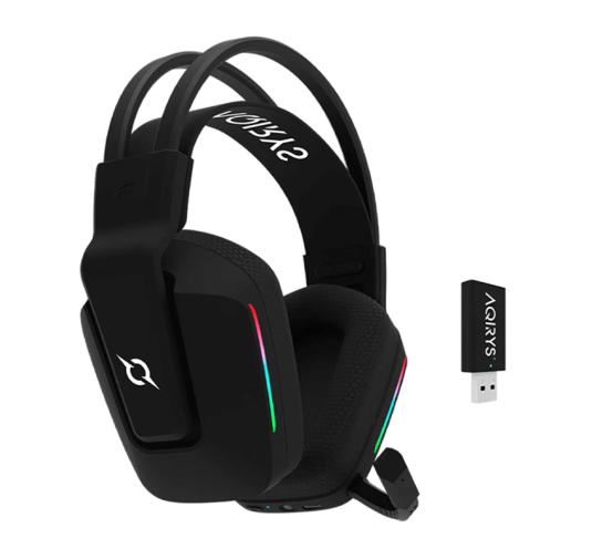 Casque Gamer Sans Fil AQIRYS ALYA stéréo 3D -Noir