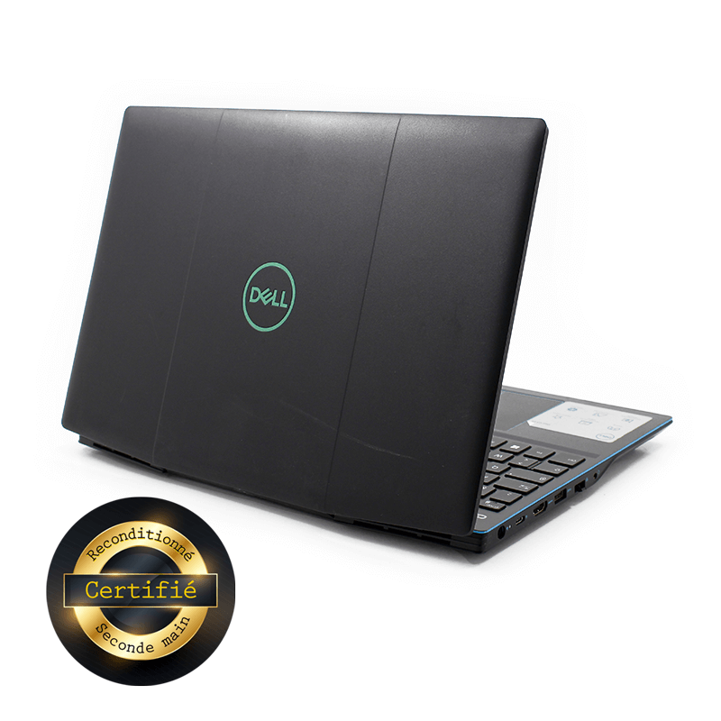 Pc Portable Occasion Reconditionné DELL G3 3590, I7-9ème, 8Go, GTX1650, 15.6"FHD