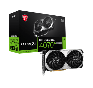 Carte graphique msi GeForce RTX™ 4070 Ti Super 16G Ventus 2X OC