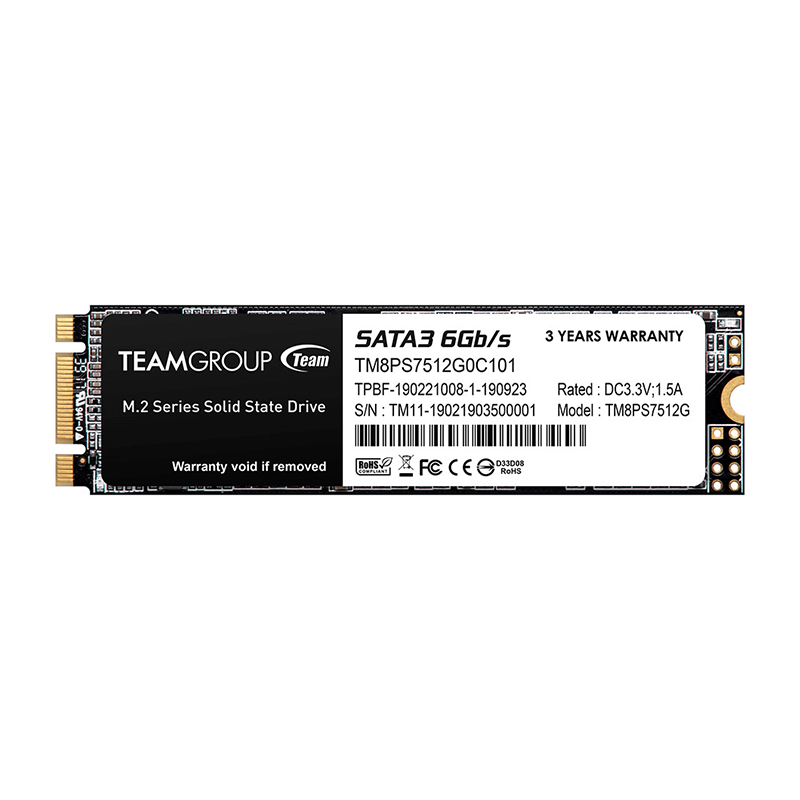 Disque Dur Interne SSD M.2 TeamGroup MS30 M.2 2280 SATA  -512Go