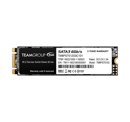 Disque Dur Interne SSD M.2 TeamGroup MS30 M.2 2280 SATA  -512Go