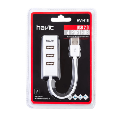 HUB USB 2.0 HAVIT HV-H18 (4 Ports)