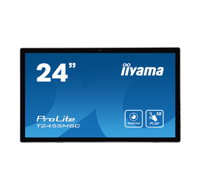 Ecran Tactile iiyama ProLite 23.8" FHD, webcam intégrée