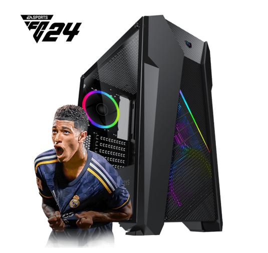 Pc Gamer FIFA FC 24 (Recommended), I5-13ème, RTX 3050 VENTUS 2X XS, 8Go, 500Go Ssd