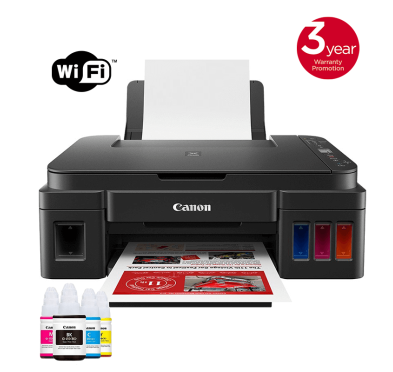 Imprimante Multifonction à réservoir Canon PIXMA G3410 Couleur A4 - WiFi