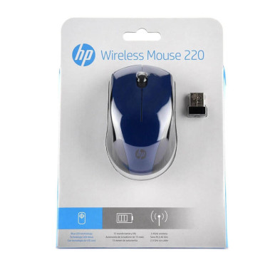 Souris Sans Fil HP Wireless 220 Blue - 1600 dpi
