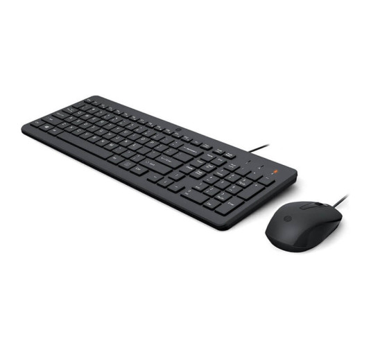 Pack Clavier & Souris Filaire HP 150 USB AZERTY Arabise