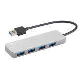 Hub USB Sandberg, USB 3.0 - (4 Ports) + Micro USB