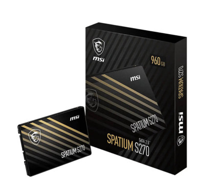 Disque dur interne SSD Sata 3 2.5" MSI Spatium S270 - 960Go