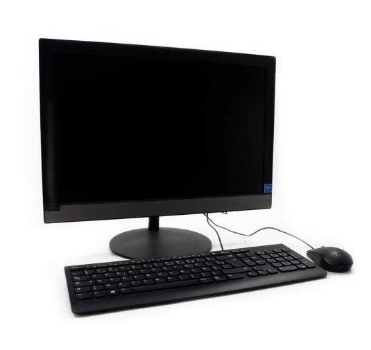 PC De Bureau All in One occasion - Lenovo V130, Intel Celeron, 8Go, 240Go SSD, 19.5" WXGA+